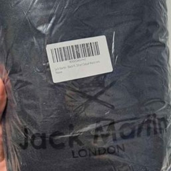 JACK Martin Black Flannel Waist Coat 5 buttons patch pockets - Picture 4 of 6